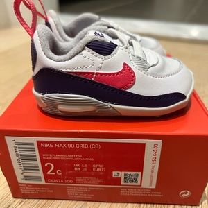 Nike Max crib shoes, size 2